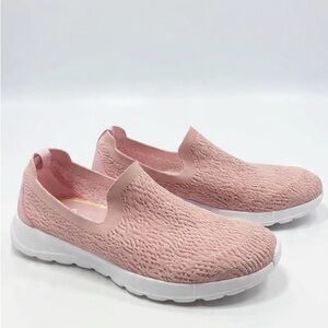 Athletic Works Women's Pink Slip-On Sneakers